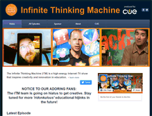 Tablet Screenshot of infinitethinking.org