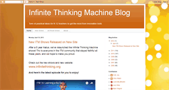 Desktop Screenshot of blog.infinitethinking.org